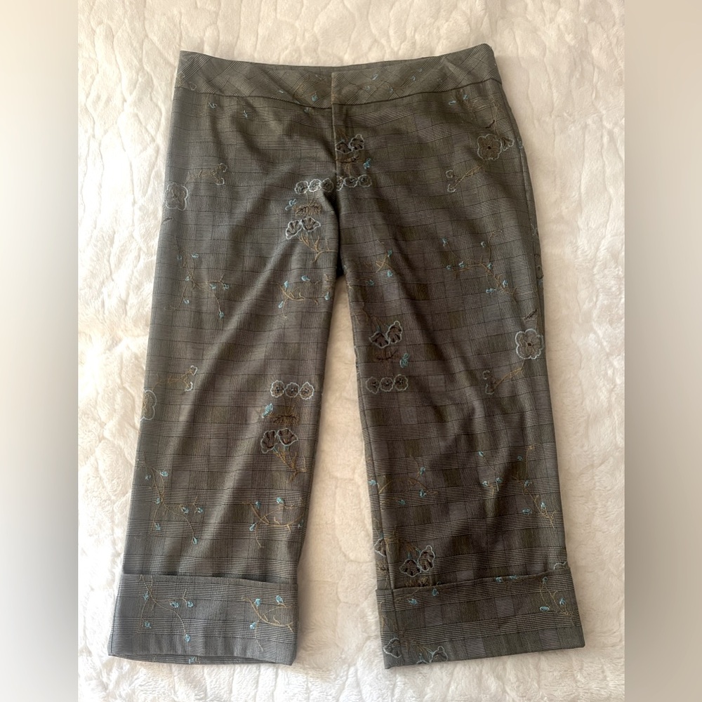 Vintage Cache Pants Crop Cuffed size 12